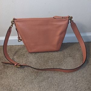 Coach crossbody bag like new condition. Coral pink